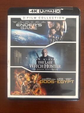 Lionsgate 3Film 4K Ultra HD Collection: Ender’s Game, Witch Hunter Gods of Egypt